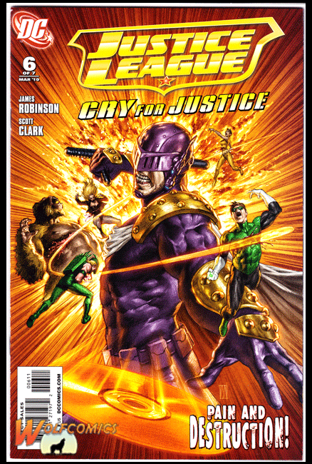 Justice League: Cry for Justice  #6 Cover A (2009 Series) *NM*