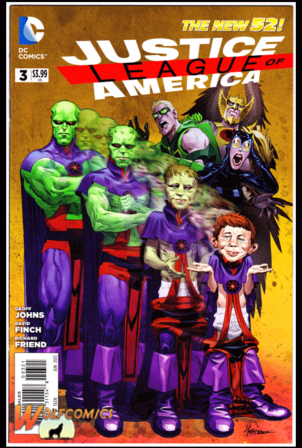 Justice League of America  #3 Cover B (2013 Series) *NM*