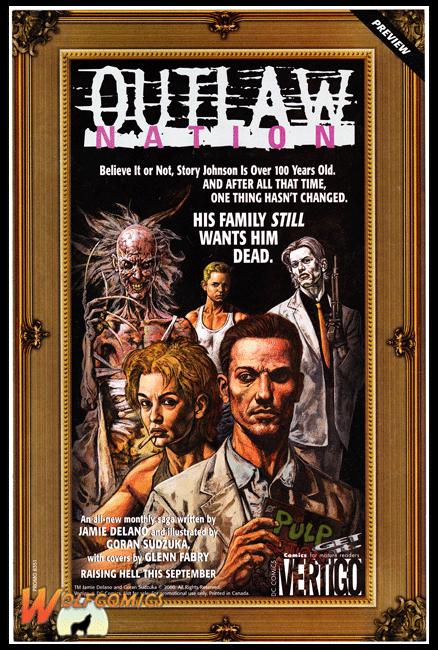Outlaw Nation Preview #1 Cover A (2000 Series) *NM*