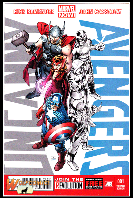 Uncanny Avengers  #1 Cover E (2012 Series) *NM*