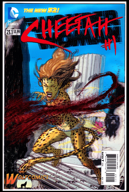 Wonder Woman #23.1 Cover A (2011 Series) 3D Cheetah *NM*