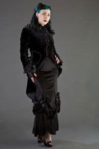 Black Velvet Pirate Coat