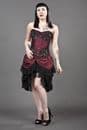 Burgundy Taffeta Elvira Skirt