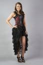 Isabella Red Brocade Dress