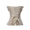 Gold Glitter Corset. Beautiful gold satin glitter corset fullt boned