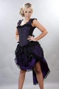Purple Burlesque Bustle Suzanna Skirt