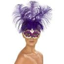 Purple Feather Eyemask