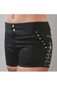 Thora Stud & Spike Hotpants