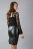 Victorian Long Sleeve Black Lace Top