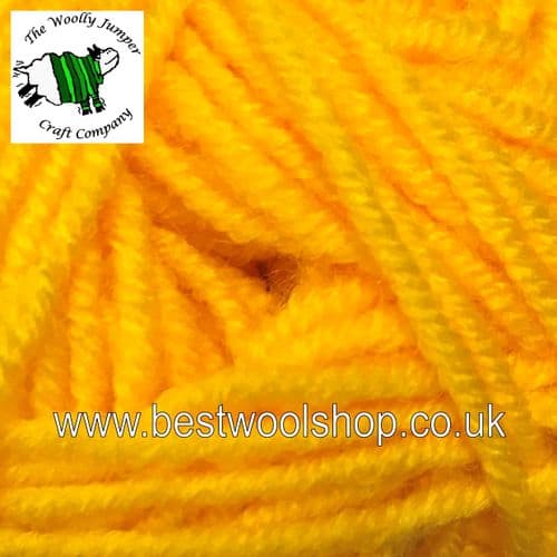 013 GOLDEN YELLOW - GRUNDL PERFINO ARAN WITH WOOL KNITTING YARN