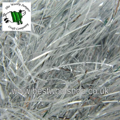 0206 SILVER- KING COLE TINSEL CHUNKY KNITTING YARN