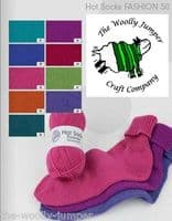 034 RED - GRUNDL HOT SOCKS FASHION 4 PLY KNITTING YARN - FREE SOCK PATTERN