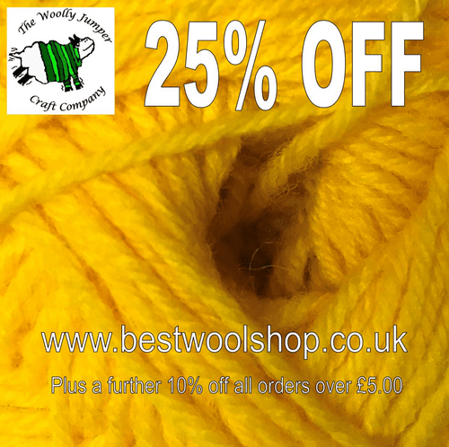 085 HOT YELLOW - GRUNDL HOT SOCKS NEON 4 PLY KNITTING YARN  FREE PATTERN