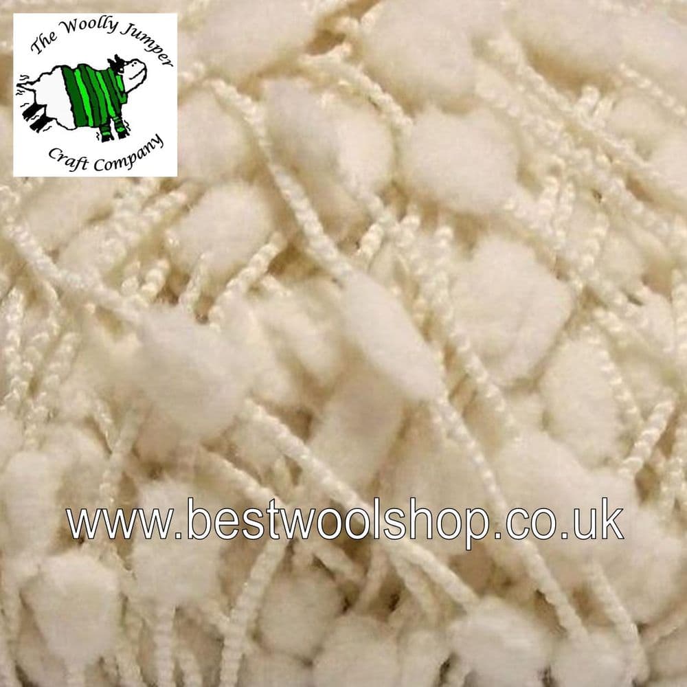 101 COTTONBUD CREAM SIRDAR SNUGGLY BUBBLY POM POM TEXTURE KNITTING YARN
