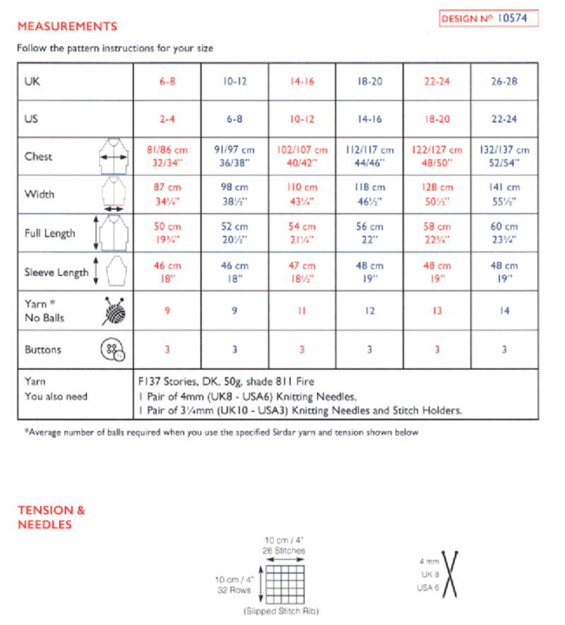 10574 PDF SIRDAR STORIES DK TOP KNITTING PATTERN CHEST SIZE 32