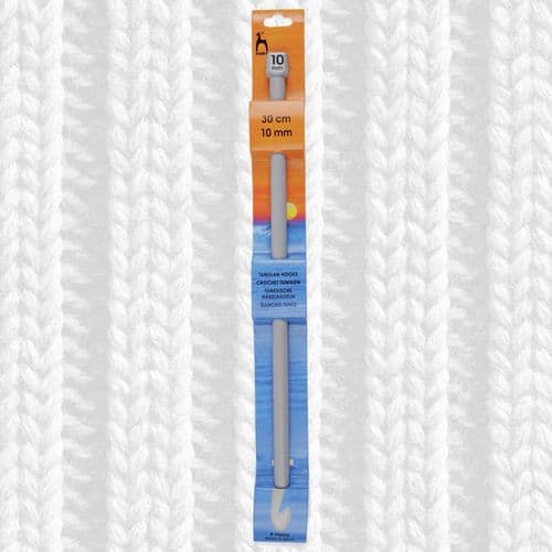 10mm PONY TUNISIAN CROCHET HOOK SINGLE HOOK KNOBBED END Length 30cm