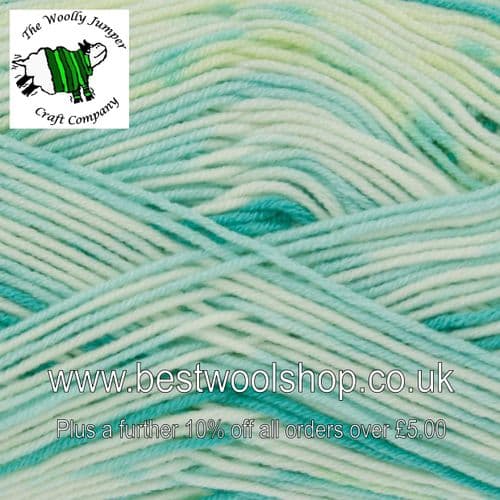 1125 AQUA MARINE - KING COLE CHERISH DK ANTI-PILLING SELF PATTERNING KNITTING & CROCHET YARN
