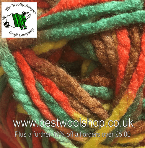 128   SURPRISE - HAYFIELD BONUS EXTRAVAGANZA SUPER CHUNKY KNITTING YARN 200G WITH FREE SNOOD PATTERN