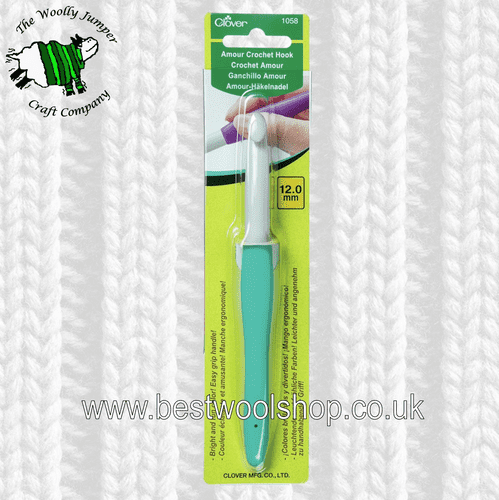 12mm CLOVER AMOUR ERGONOMIC CROCHET HOOK