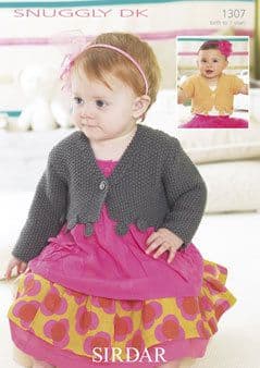 1307 SIRDAR SNUGGLY DK KNITTING PATTERN 0 - 7 YEARS