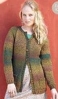133 - TINSEL FOREST - SIRDAR GISELLE ARAN KNITTING YARN WOOL WITH A TOUCH OF SPARKLE