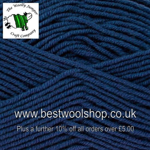 1427 FRENCH NAVY - KING COLE CHERISHED DK ANTI-PILLING KNITTING & CROCHET YARN