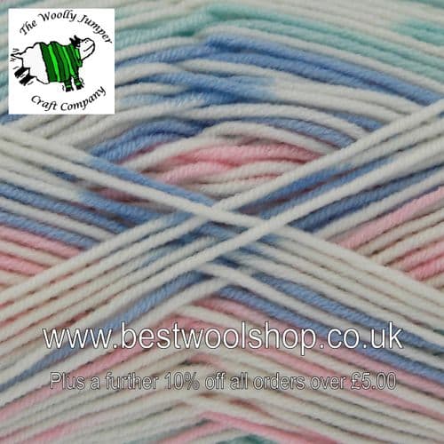 1597 CANDY FLOSS - KING COLE CHERISH DK ANTI-PILLING SELF PATTERNING KNITTING & CROCHET YARN