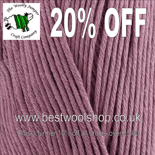 1810 GRAPE - KING COLE BAMBOO COTTON DK KNITTING YARN - 20% OFF R.R.P.