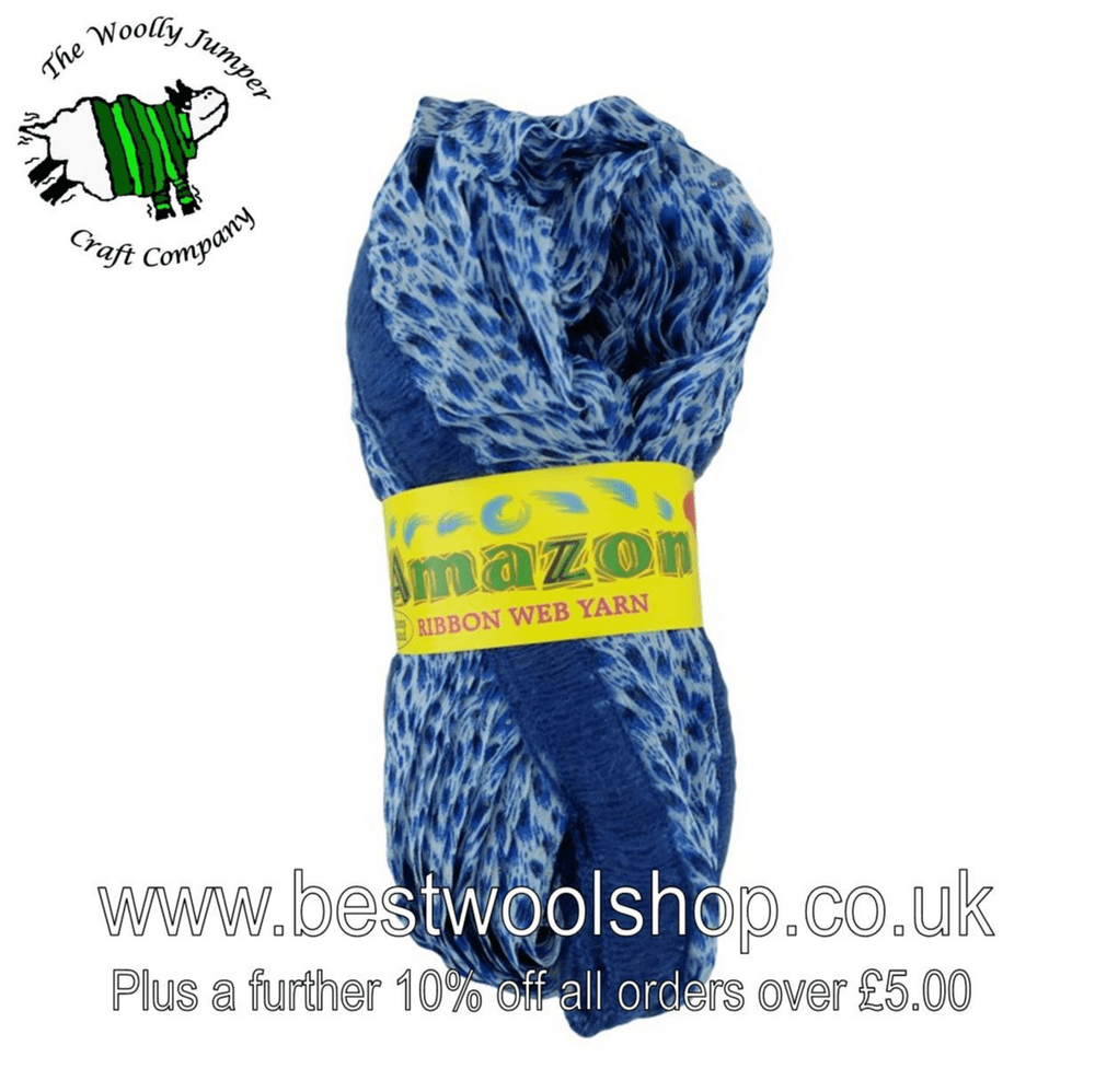 Ribbon wool discount yarn