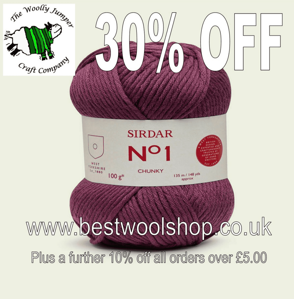 216 PLUM - SIRDAR NO 1 CHUNKY KNITTING & CROCHET YARN