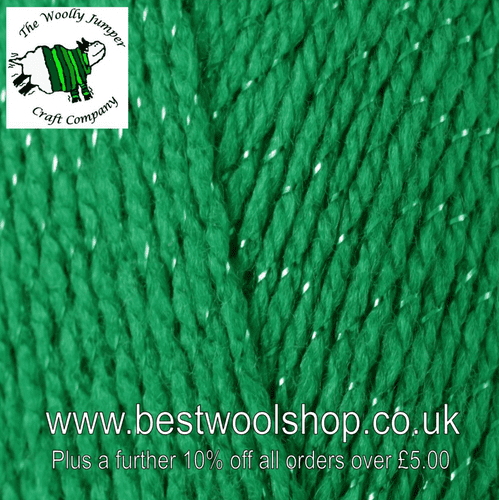 233 WOODLAND WONDER GREEN HAYFIELD BONUS GLITTER  DK KNITTING YARN 100G