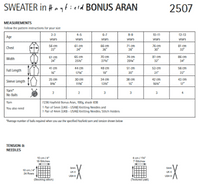 2507 PDF HAYFIELD BONUS ARAN SWEATER KNITTING PATTERN TO FIT 2 TO 13 YEARS