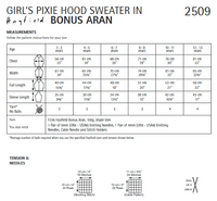 2509 PDF HAYFIELD BONUS ARAN SWEATER  KNITTING PATTERN TO FIT 2 TO 13 YEARS