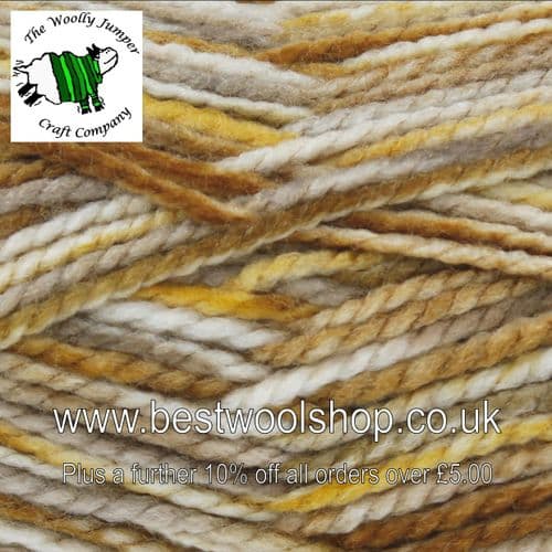 2539 FRENCH MUSTARD - KING COLE BIG VALUE TONAL CHUNKY KNITTING YARN 100G