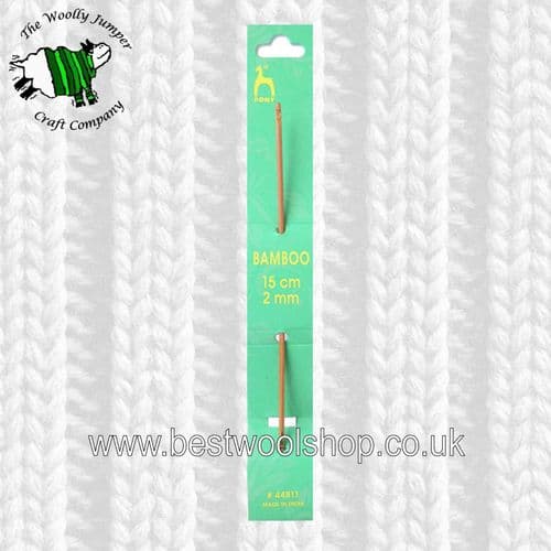 2mm PONY BAMBOO CROCHET HOOK Length 15cm