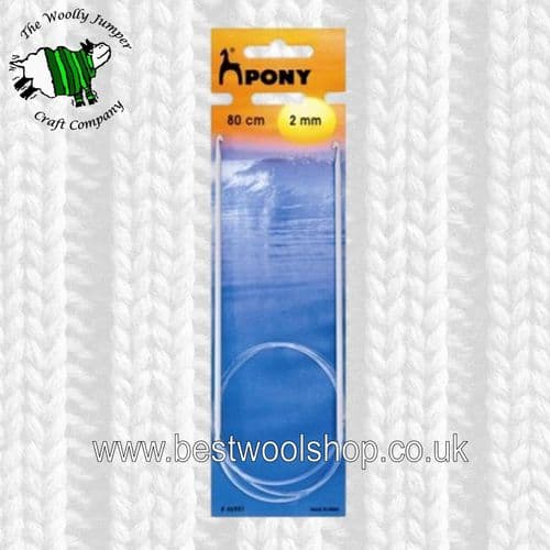 2mm PONY CIRCULAR TUNISIAN CROCHET HOOK Length 80cm