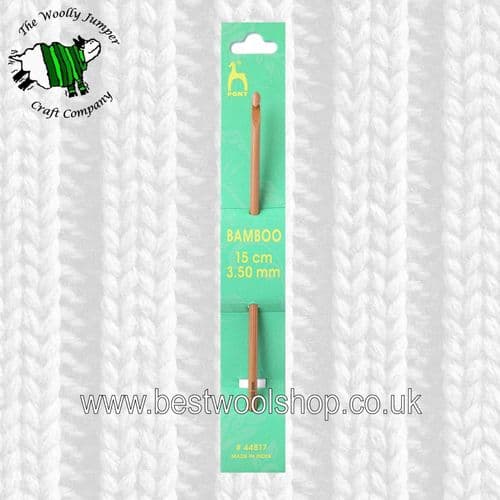 3.5mm PONY BAMBOO CROCHET HOOK Length 15cm
