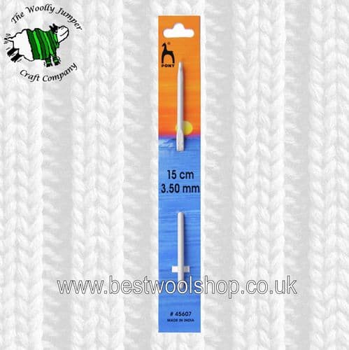 3.5mm PONY CLASSIC ALUMINIUM CROCHET HOOK Length 15cm