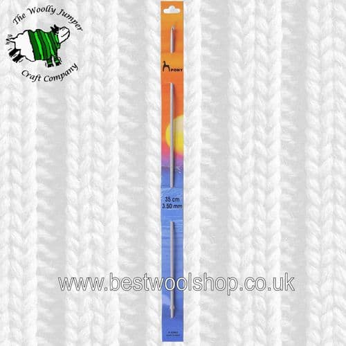 3.5mm PONY DOUBLE ENDED TUNISIAN CROCHET HOOK Length 35cm