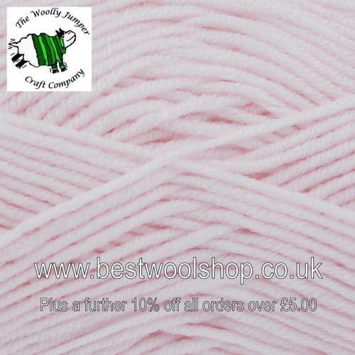 3313 BABY PINK - KING COLE CHERISHED DK ANTI-PILLING KNITTING & CROCHET YARN