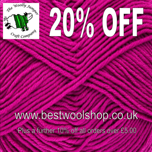 3322 CYCLAMEN  - KING COLE SMOOTH DK MICROFIBRE KNITTING YARN - 20% OFF