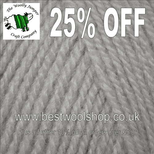 3483 PLATINUM  KING COLE VALUE 4 PLY KNITTING YARN  100G BALL  25% OFF