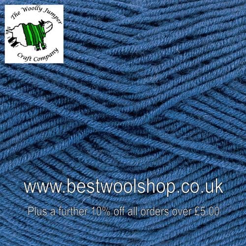 3505 ATLANTIC BLUE - KING COLE CHERISHED DK ANTI-PILLING KNITTING & CROCHET YARN
