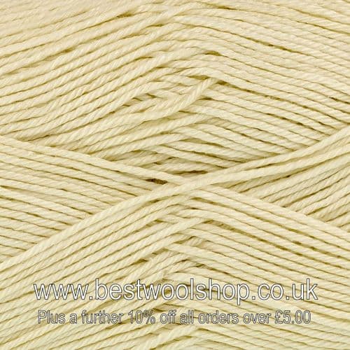 3521 ECRU - KING COLE COTTONSMOOTH DK YARN