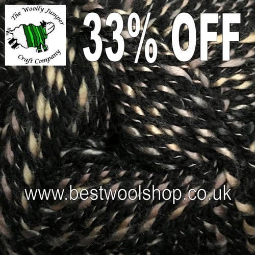 371 EBONY - KING COLE MOORLAND ARAN 100G KNITTING YARN 33% OFF