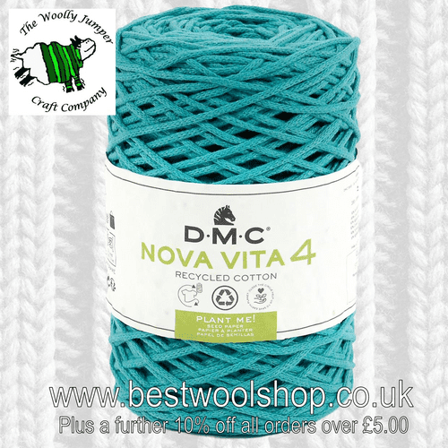 385-089 DMC NOVA VITA 4 RECYCLED COTTON ARAN KNITTING & CROCHET YARN - 250G BALL