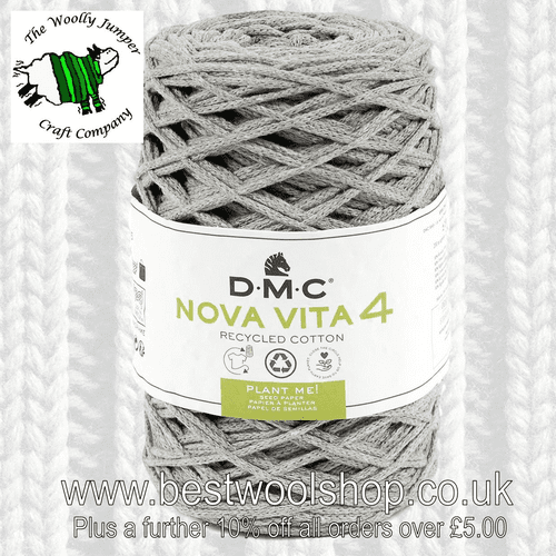 385-111 DMC NOVA VITA 4 RECYCLED COTTON ARAN KNITTING & CROCHET YARN - 250G BALL