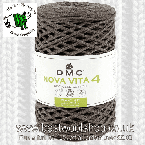 385-112 DMC NOVA VITA 4 RECYCLED COTTON ARAN KNITTING & CROCHET YARN - 250G BALL