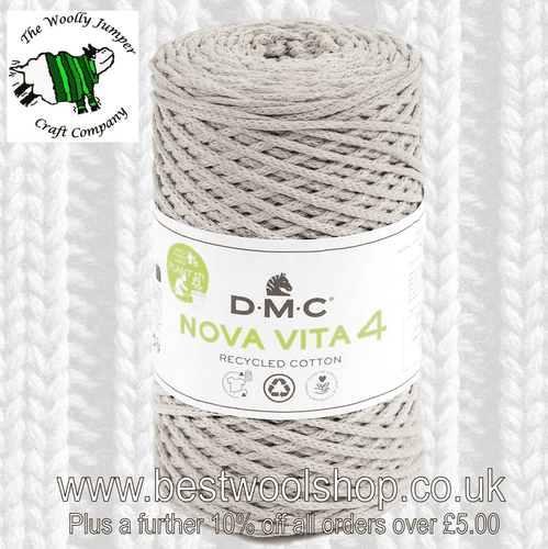 385-131 DMC NOVA VITA 4 RECYCLED COTTON ARAN KNITTING & CROCHET YARN - 250G BALL