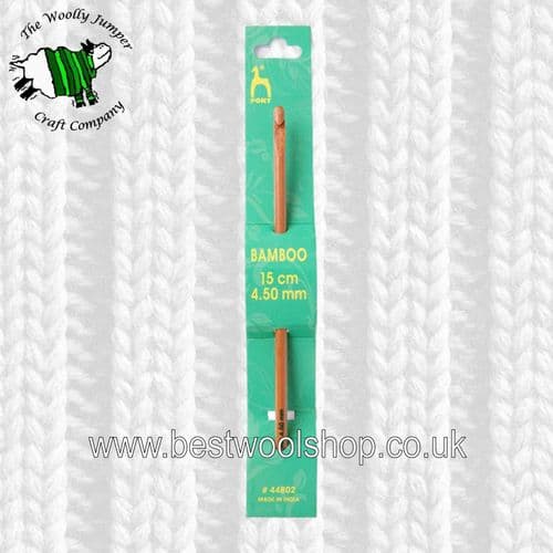 4.5mm PONY BAMBOO CROCHET HOOK Length 15cm